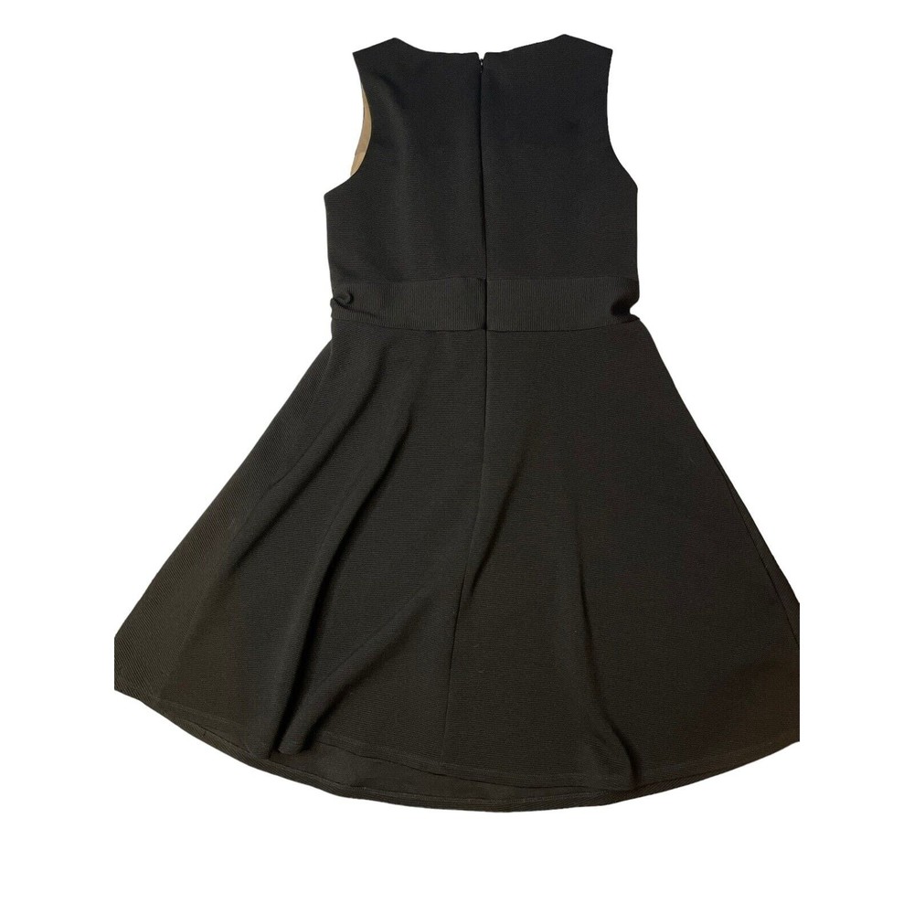 Donna Ricco NY Dress Womens Size 10 Black Sheer peep Cocktail Party Little Black - Picture 6 of 8